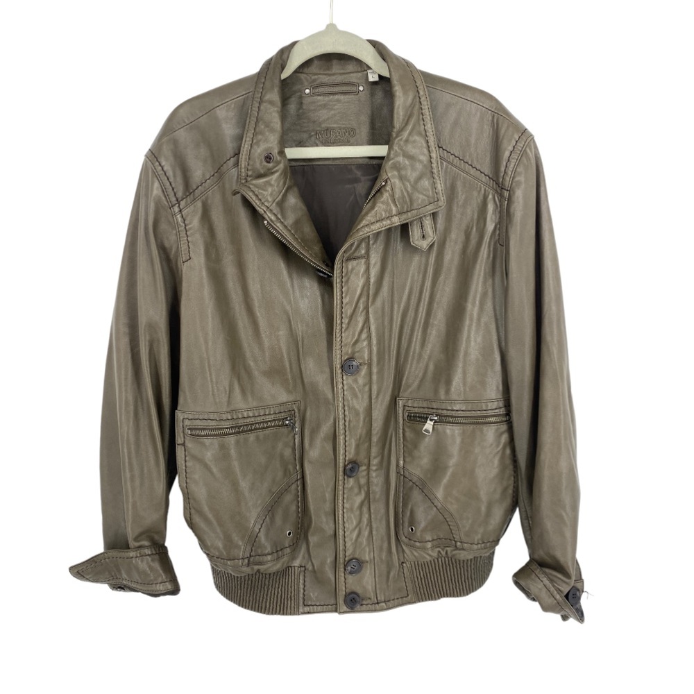 Murano Collezione sheepskin bomber jacket